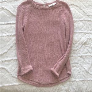 LOFT bow-back sweater